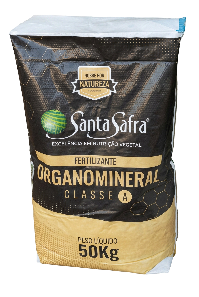 Embalagem Organomineral Classe A 50 kg — SantaSafra