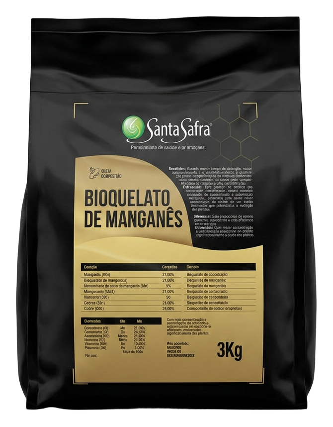 Embalagem Bioquelato de Manganês — SantaSafra